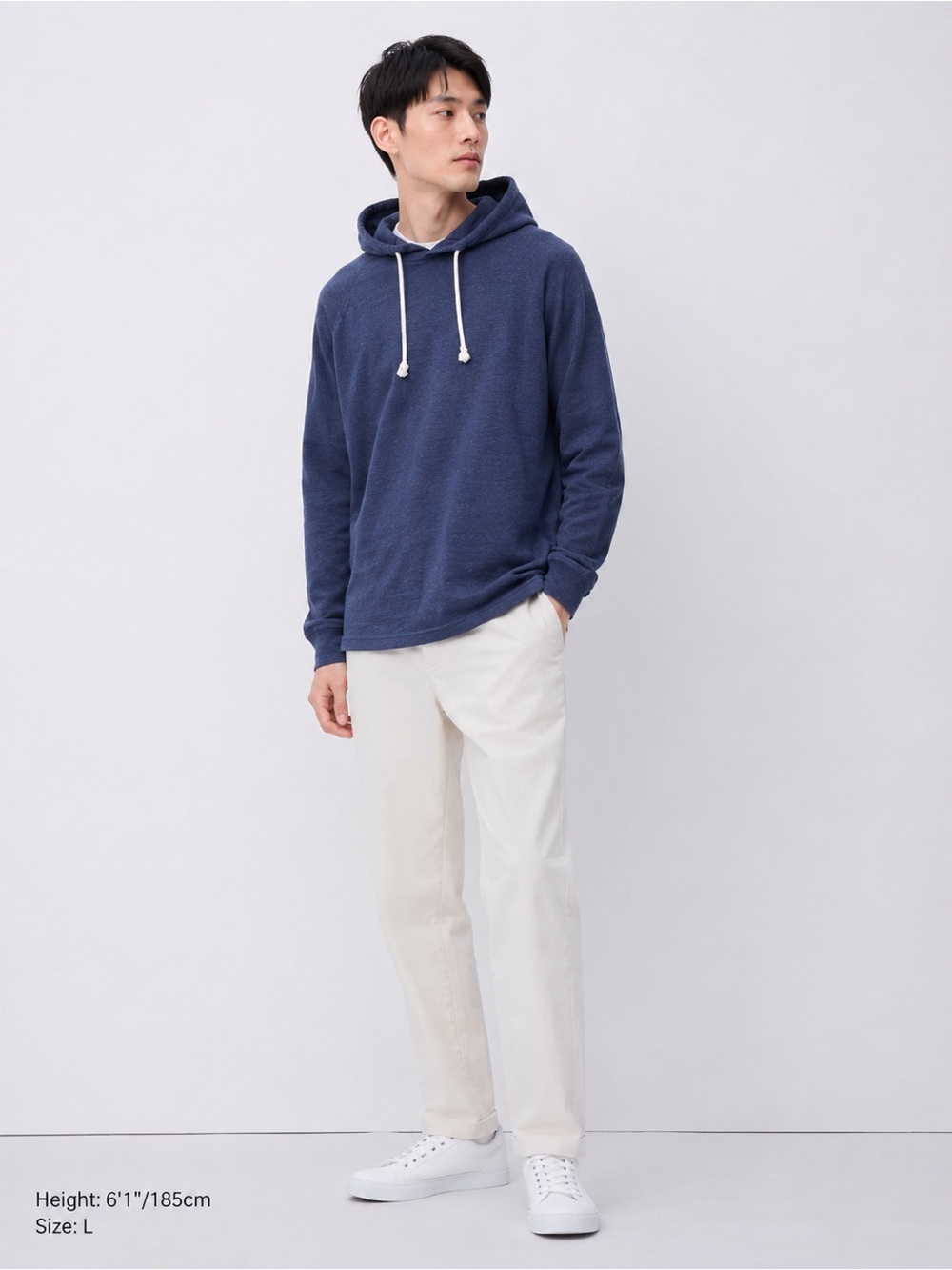 Celio Blue  Pull Over Hoodie